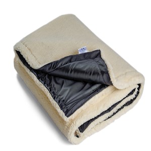 Cream Bronte Ranger Fleece Throw